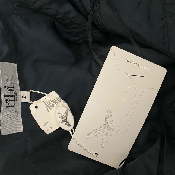 Tibi African Violet Print Floral Cotton Dress Size 2 - Picture 9 of 10